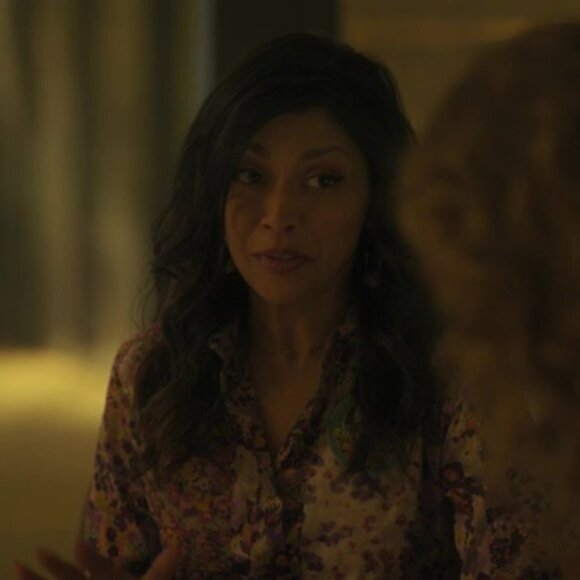 🎥 Guilty Party TV Show ETRO Floral Print Blouse Size 42 - Picture 11 of 11